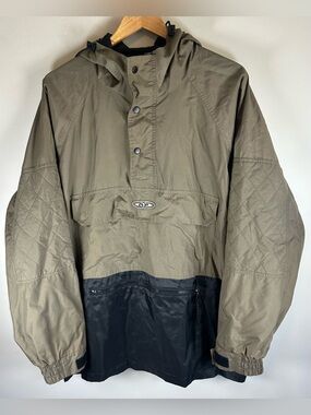 Vintage Ocean Pacific Mens Nylon Jacket Size L OP 1/2 Zip Windbreaker Anorak 90s